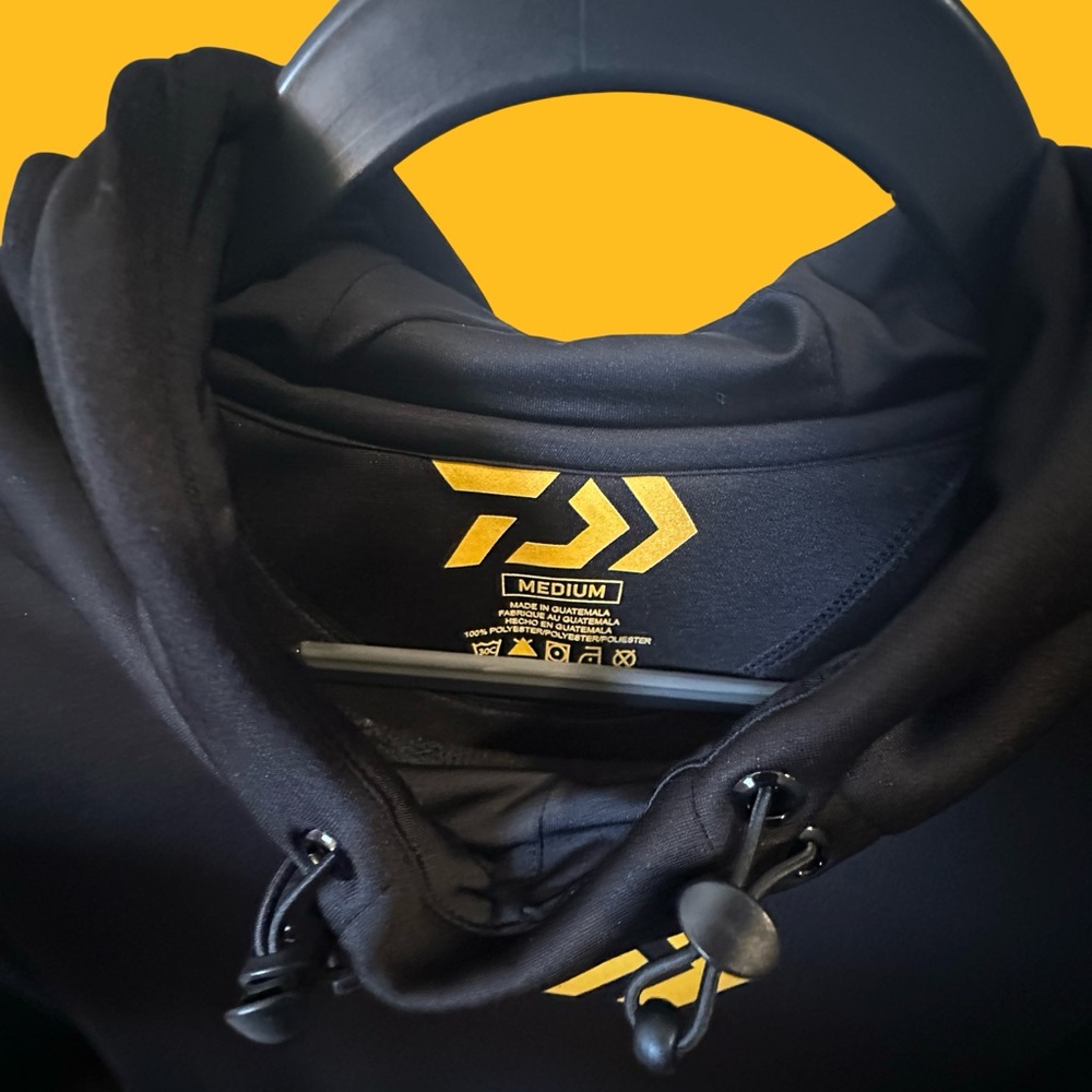 Daiwa Black, Yellow and Camo Men's Sweatshirt - Picture 3 of 3